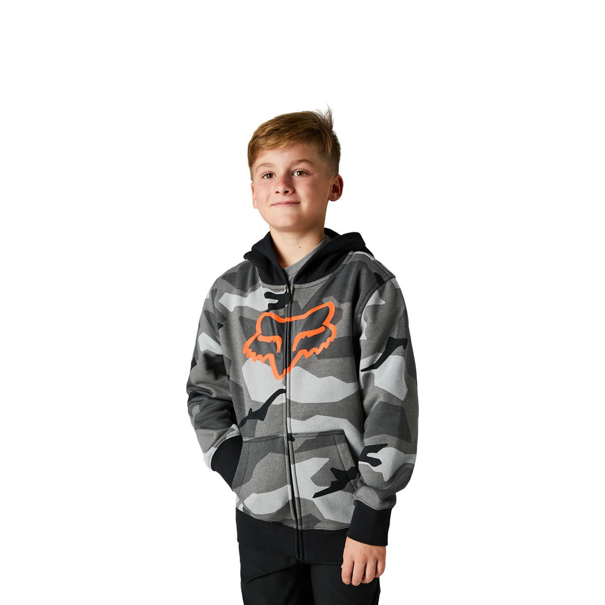 Mikina chlapčenská FOX na zips Bnkr